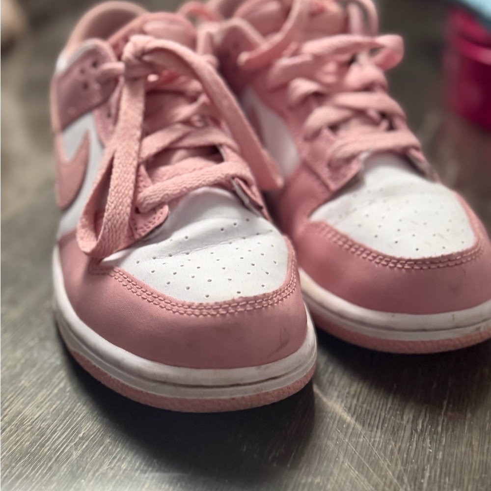 Nike kids Pink and White Kids Sneakers